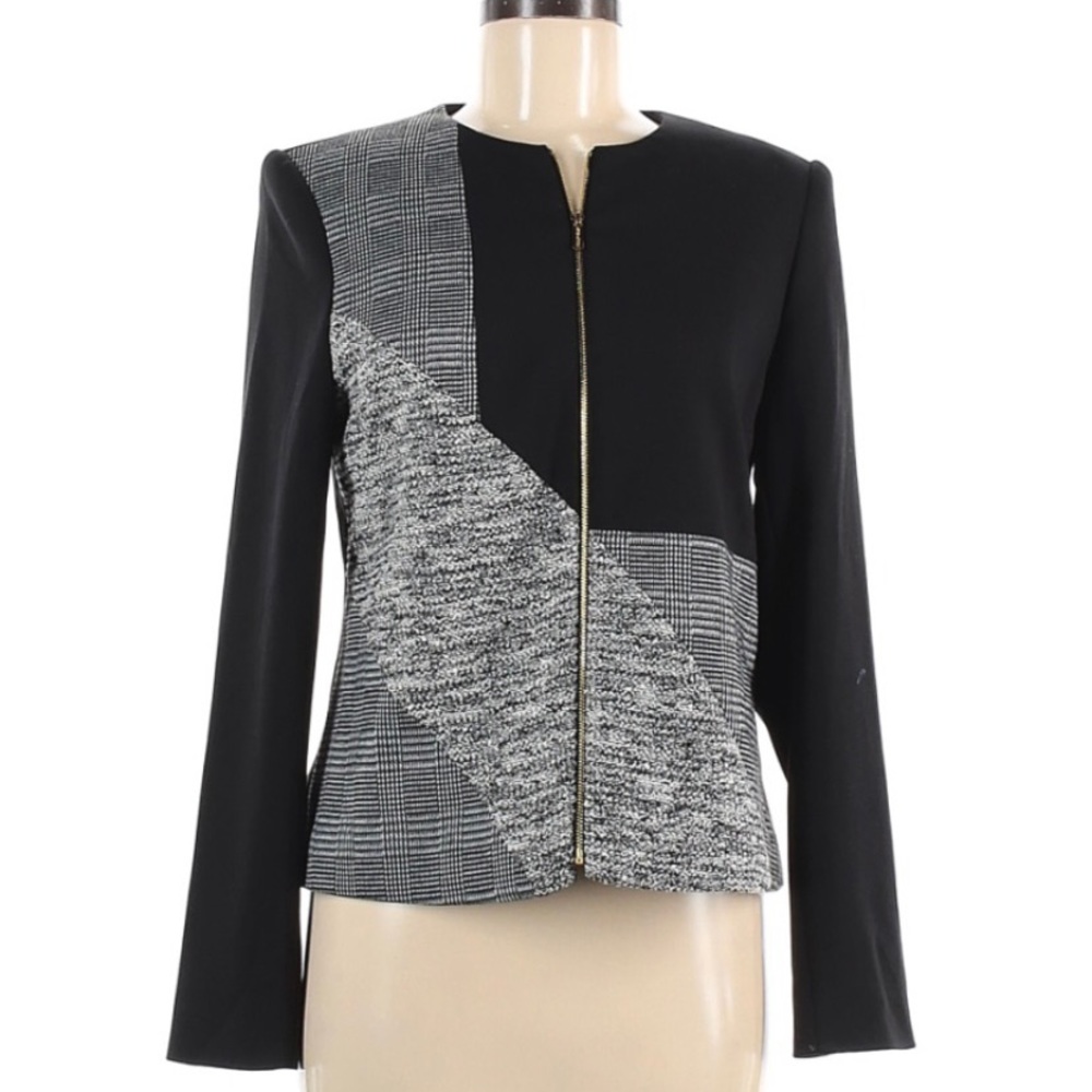 Calvin Klein Black Jacket Size 6 NWT